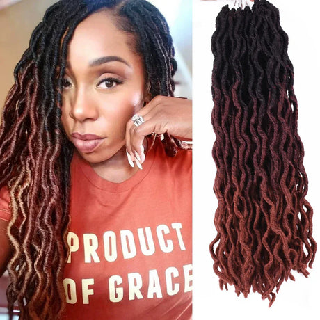 Goddess Nu Locs Soft Curly Faux Locs Crochet