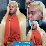 Honey Blonde X Lace Front Human Hair Wigs