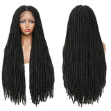 Tress Full Lace Braided Wigs Faux Locs Synthetic