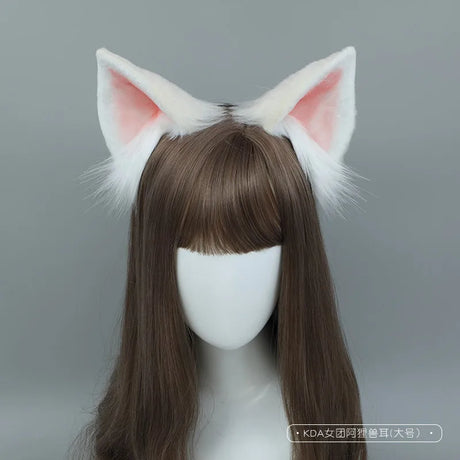 New Hand Made Cat Fox Ears Head Band