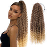 Long Curly Ponytail Synthetic Drawstring Ponytail Extensions Clip