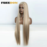 Freedom Synthetic Lace Frontal Wig For Women Long