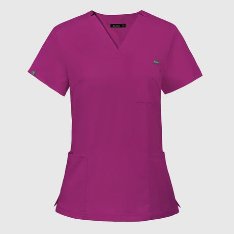 Dentist Scrubs Tops Fashion Hotel Workwear Scrub Shirts