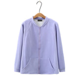 Womens Zipper Jacket Autumn Casual Clothing Fashion 3D