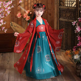 Ancient Kids Traditional Dresses Chinese Outfit Girls Costume