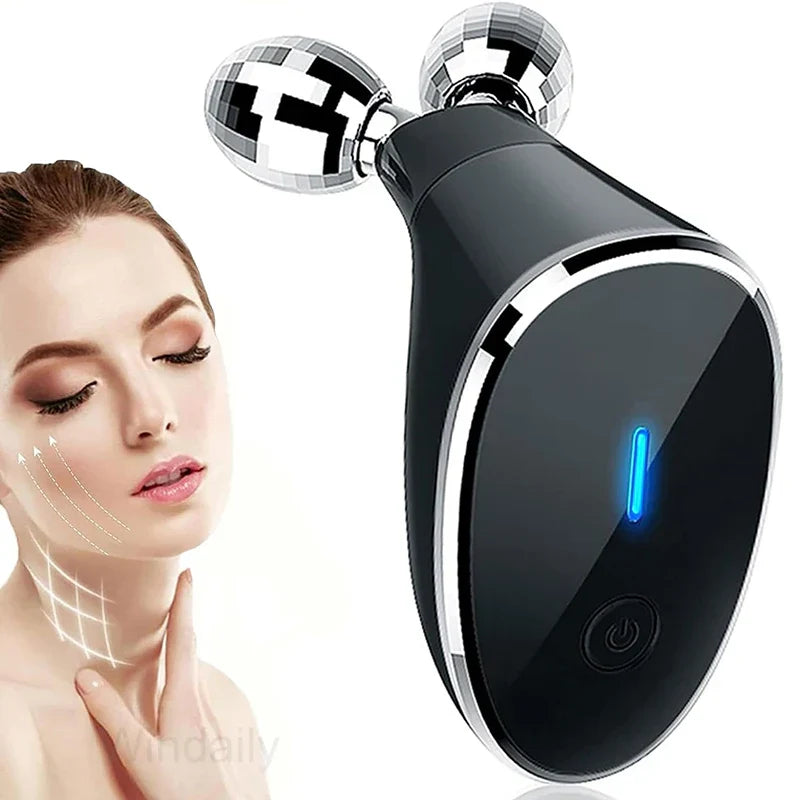 Mini Ems Microcurrent Facial Massager Face Lifting Body