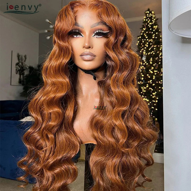 Ginger Blonde Lace Front Wigs Pre Pluck