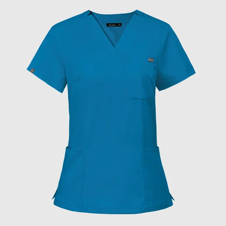 Dentist Scrubs Tops Fashion Hotel Workwear Scrub Shirts