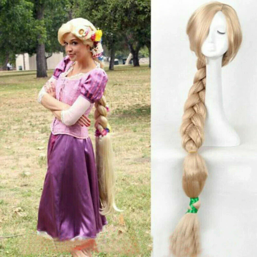 Blonde Handcrafted Braid Wig for Women