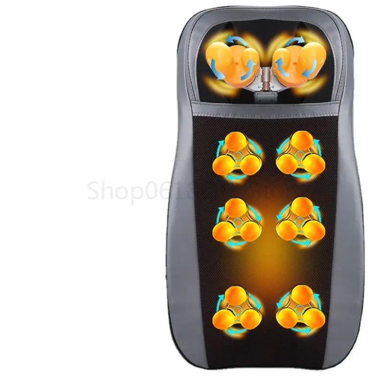 Back Waist Cervical Vertebra Electric Massager Cushion Multifunctional