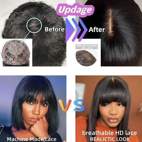 Middle Part X Hd Lace Wig Bone Straight