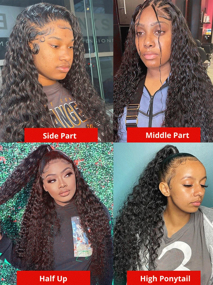Transparent  Hd Water Wave Lace Front