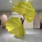 New Flag Dance Props - Multi-Colored Praise Flags with Telescopic Sticks