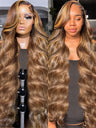 Highlight Ombre Body Wave Lace Front Human