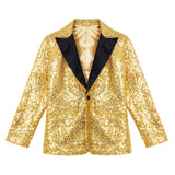 Shiny Sequins Blazer Kid Boy Stylish Jacket Coat