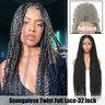 Tress Full Lace Braided Wigs Faux Locs Synthetic