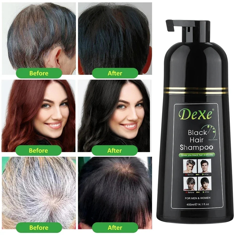 Black Dyed Shampoo Black Hair Dye Herbal