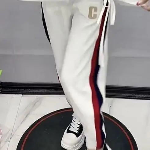 New Fashion Set Women'S Slim Loose Fit Large