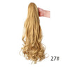 Ponytail Extension Wavy Curly Ponytail Hair Extension Synthetic