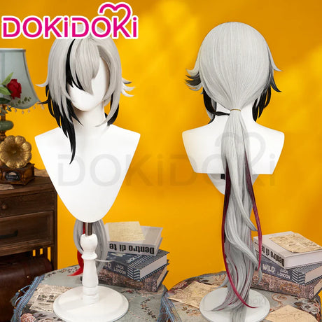 In Stock Arlecchino Wig Game Genshin Impact Fatui