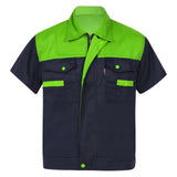 Men Women Short Sleeve Work Coat Workshop Shirts