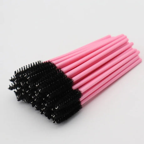 Disposable Mini Mascara Wands Applicator White Handle Eyelash