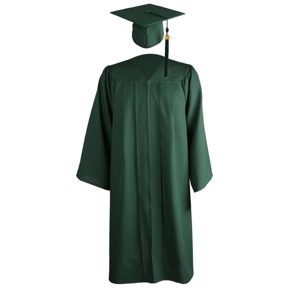 Cap And Gown Matte Graduation Cap And Gown