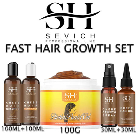 Fast Hair Growth Set Traction Alopecia Styling Braiding