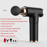 Lcd High Frequency Fascia Gun Massager With