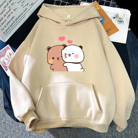 Cartoon Panda Bubu And Dudu Women Hoodie Sweatshirt