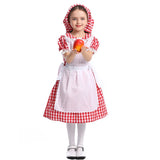 Kids Maid Dress Cosplay Kid Girl Fancy Pastoral
