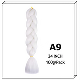 Synthetic Long Jumbo Ombre Braiding Hair For Women