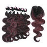 Tress Body Wave Hair Bundles With Middle Part