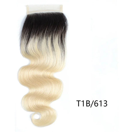 Lace Closure Body Wave Natural Color Dark