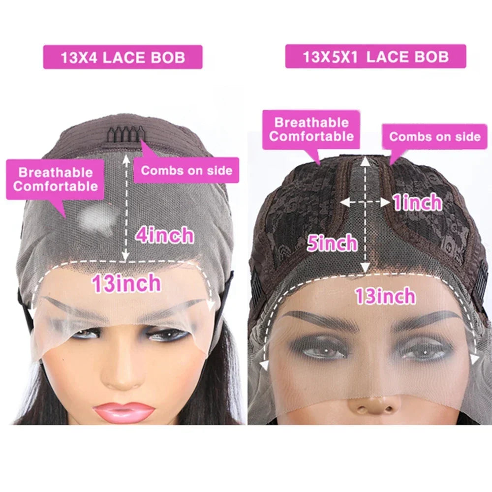 Straight Highlight Lace Front Human Hair 13X4 Lace