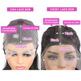 Straight Highlight Lace Front Human Hair 13X4 Lace
