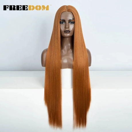 Freedom Synthetic Lace Frontal Wig For Women Long