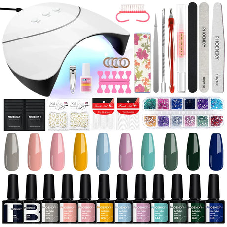 Phoenixy Gel Nail Polish Set With W Nail