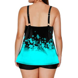 Summer New Swim Set Beachwear Swimdress Women Floral
