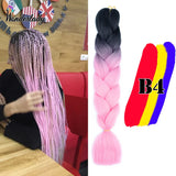 Wonderlady Color Long Colored Braiding Hair Jumbo Braids