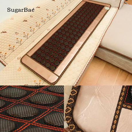 Health Jade Infrared Mat Heating Massage Sofa Cushion