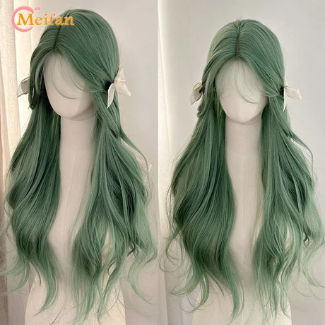 Meifan Long Lolita Ombre Harajuku Wig With Bang