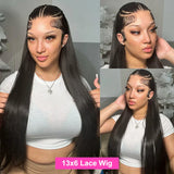 Luvin Hd Transparent Straight 13X4 13X6 Lace Front