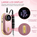 Rpm Nail Drill Machine Rechargeable Nail File Nails