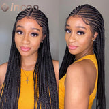 Braid Wigs Lace Front Wig Cornrow Braided Wigs