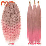 Ariel Straight Pony Hair Bundles Crochet Braids Hair