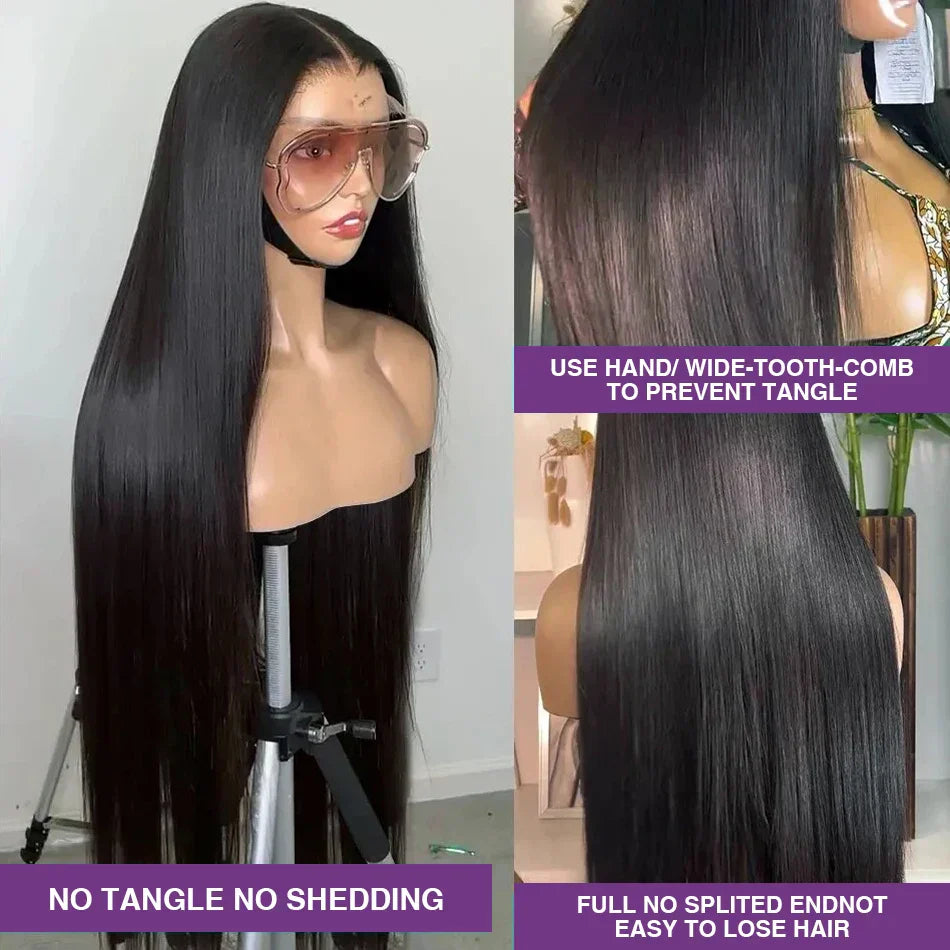 Straight Lace Human Hair Frontal Wig 13X4 13X6