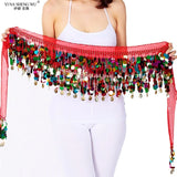 Colorful Belt Belly Dance Belt Costumes Double Layers