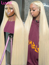 Luvin X Straight Blonde Human Hair Wigs