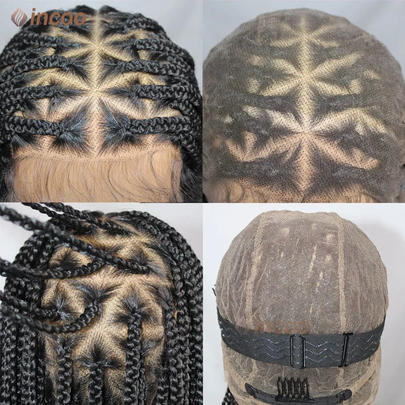 Full Lace Braided Wigs Lace Front Box Braids